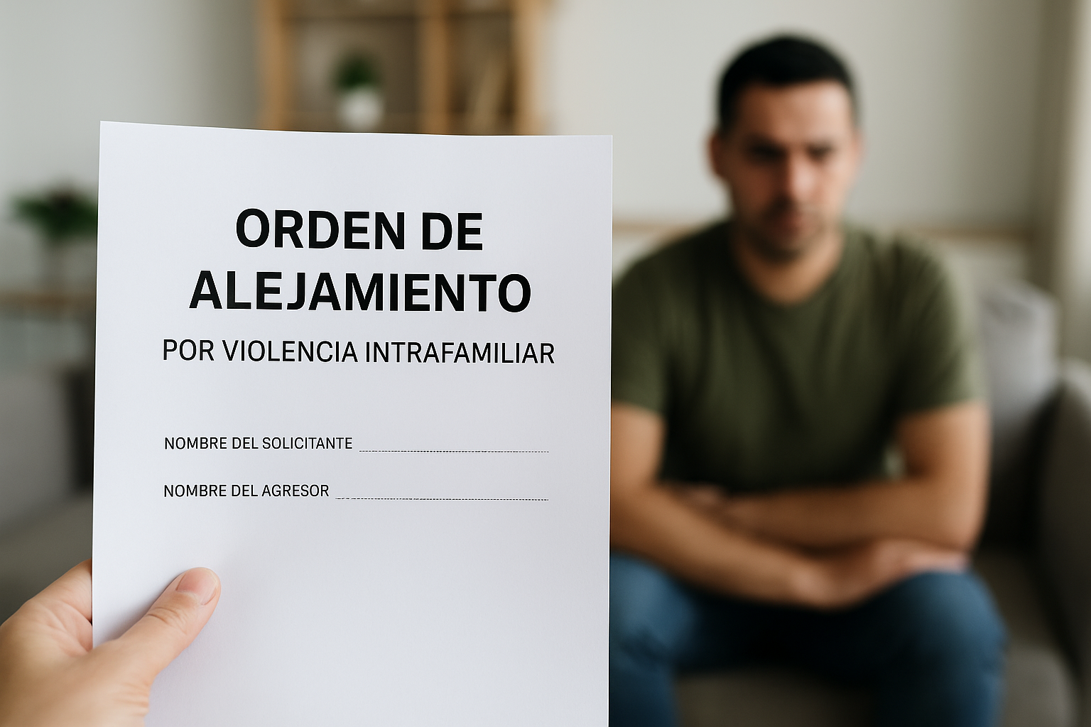 Orden de alejamiento por violencia intrafamiliar 